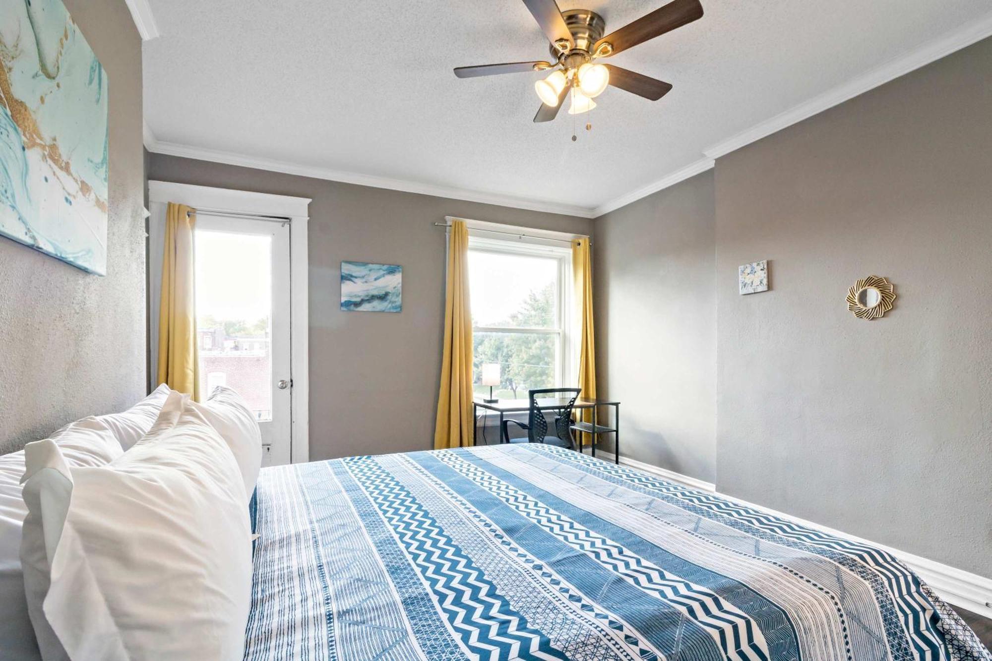 Roomy 2Br-1Ba Wfh Desk & Backyard Saint Louis Esterno foto